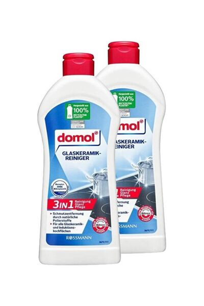 DOMOL Cam ve Seramik Yüzey Temizleyici 300 ml (2 Adet)