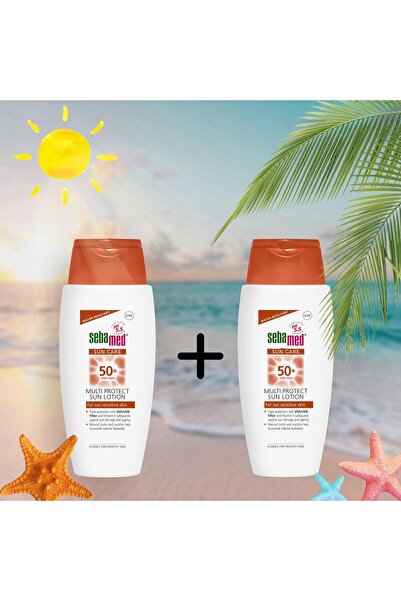 Sebamed 2 Adet Sebamed Çok Yönlü Koruyucu Güneş Losyonu SPF 50 150 ml