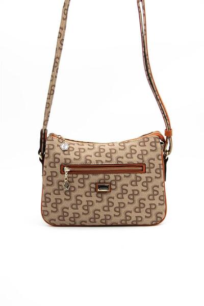 Silver Polo Bej - Geantă de damă tip crossbody Bej SP818