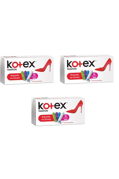 Kotex 3 Pieces of 16 Normal Buffers