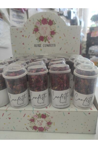 POP-UP Doğal Gül Konfeti