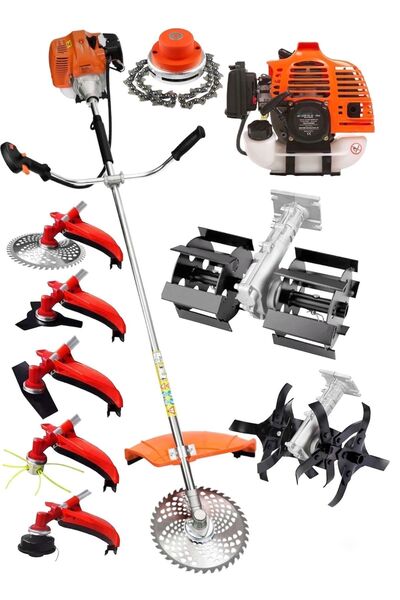 DYNAMİC MAX 15 Hp Benzinli Çim Ot Biçme Yan Tipi Tırpan Bakır Sargı Full Set ...