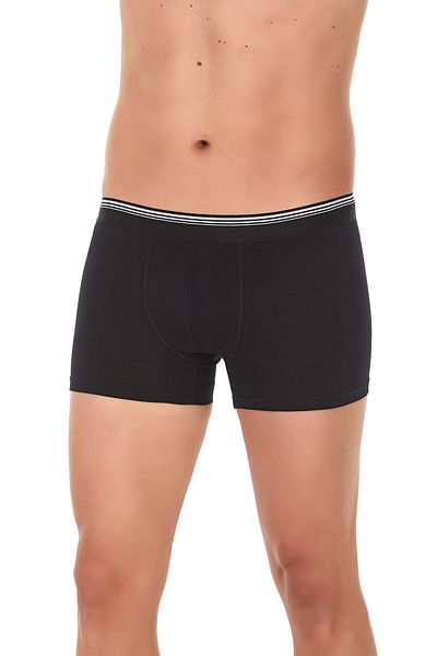 YILDIZ Ανδρικό Boxer 366 Black Lycra 3 τεμαχίων