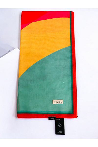 Akel Ψηφιακό μαλακό κασκόλ 95x95