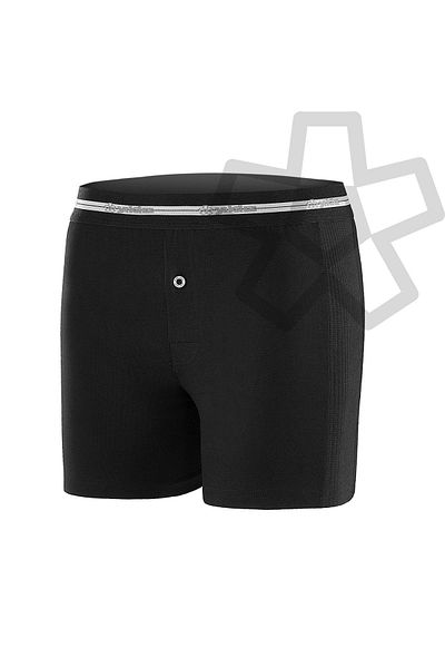 YILDIZ 3 Πακέτα Black Lycra Exclusive Long Men's Boxer 111