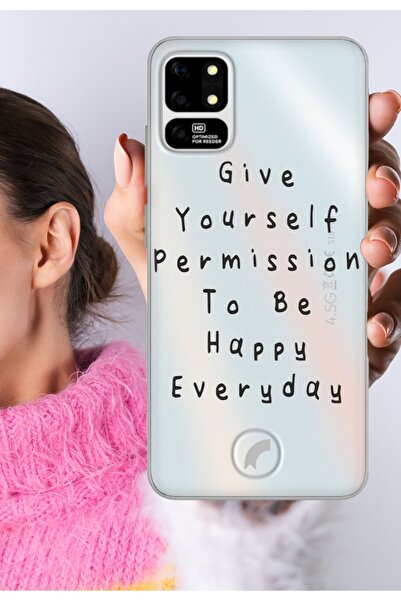 Reeder S19 Max - S19 Max L Kılıf Şeffaf Silikon Baskılı Yourself