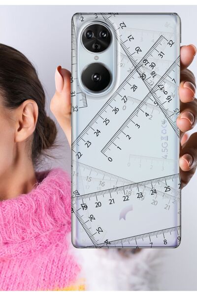 Reeder S19 Max Pro S Edge Kılıf Şeffaf Silikon Kapak Cetvel