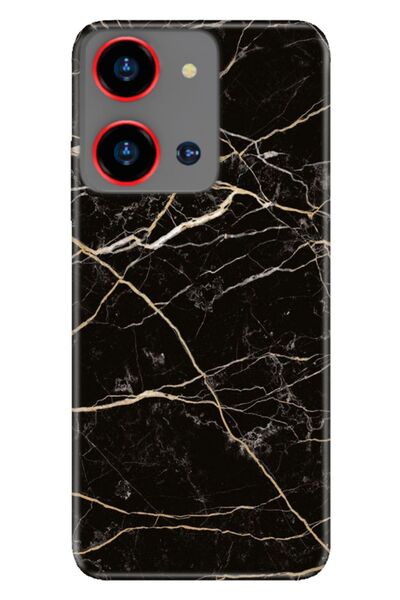 Reeder S19 Max Pro S Zoom Kılıf Resimli Desenli Silikon Tokyo Mermer
