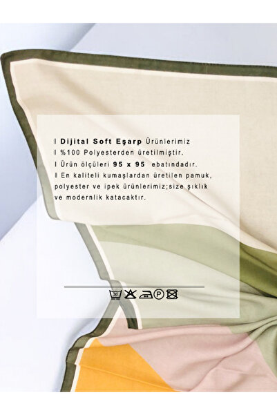 Akel 95x95 Digital Soft Scarf