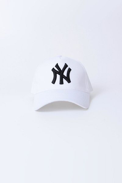 SYT Unisex White Ny Cap Yankees Hat