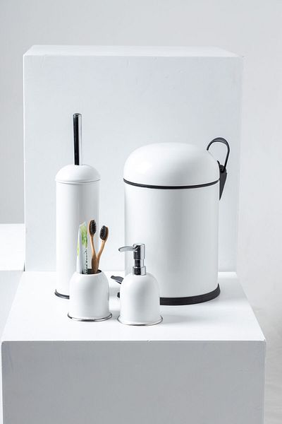 FH finehome Loria Bon - Set de baie alb din 4 piese