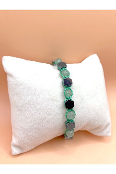 Deniz Doğal Taş Artonyon Model Aventurin Hematit Bileklik