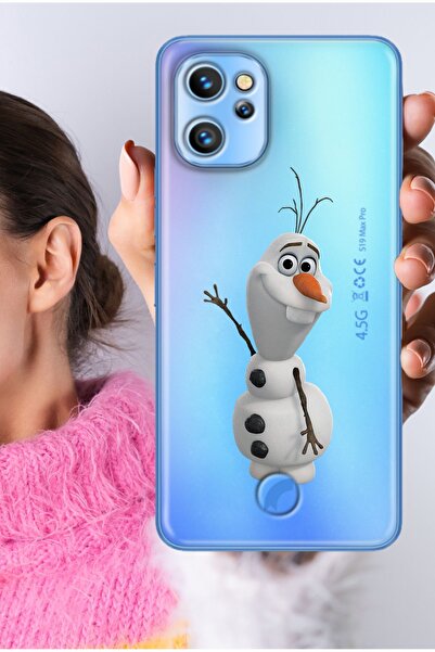 Reeder S19 Max Pro Kılıf S19 Max Pro Şeffaf Silikon Baskılı Motifli Olaff