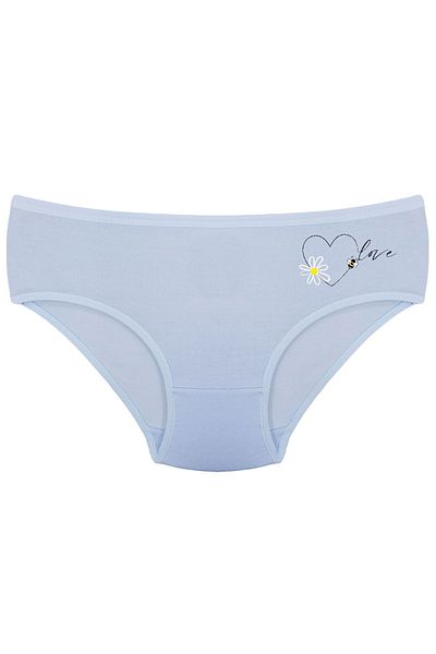 Onurel Girl's Pack of 5 Mixed Color Bee Printed Lycra Panties