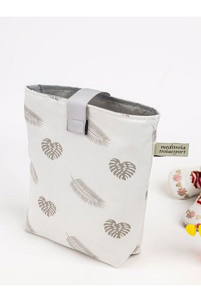 Aşkın Parti Evi Wet/dry Dirty Clean Baby Clothes Multi-Purpose Laundry Bag Liquid-Proof Leaf