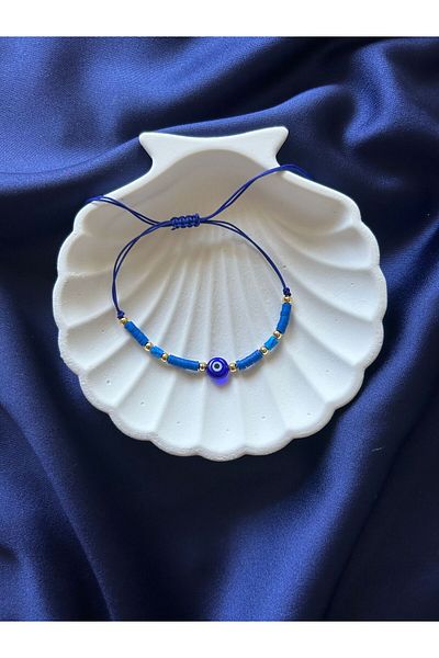 Gigi Fimo Evil Eye Beaded Bracelet