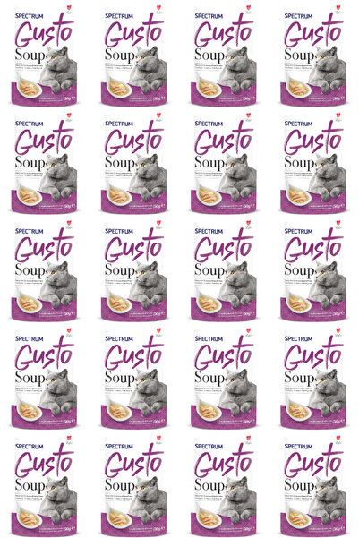 Spectrum Gusto Ton Balıklı Tavuklu ve Tatlı Patatesli Kedi Çorbası 50gr - 20 ...