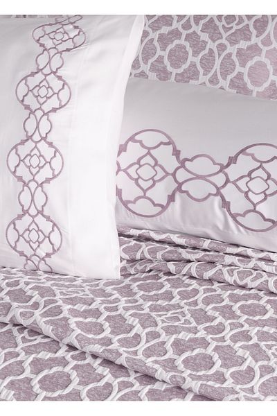 Dantela Victoria Jacquard Powder Bedspread