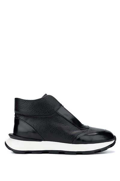 Tamer Tanca Genuine Leather Men's Black Boots