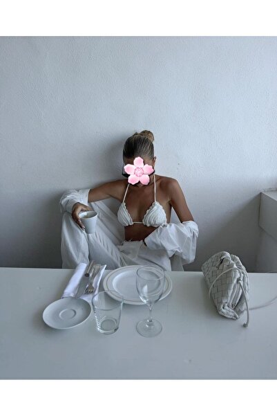 SOUL BY A&B El örgüsü bikini şık bikini üstü bluz yaz yazlık plaj beach