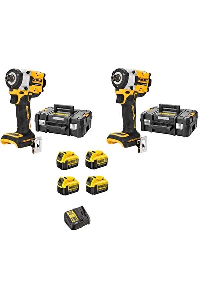 Dewalt 2 Adet DCF922 Somun Sıkma Makinası+4x4Ah Akü+1x Dolum Cihazı