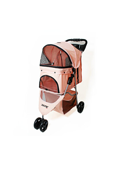 justie pet Sidney Kedi & Köpek Arabası Pembe 80x46x99 Cm