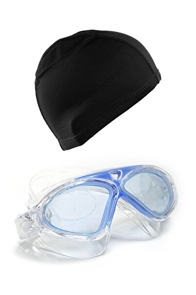 Tosima مجموعة نظارات السباحة المقاومة للماء ومجموعة حمام السباحة من الليكرا