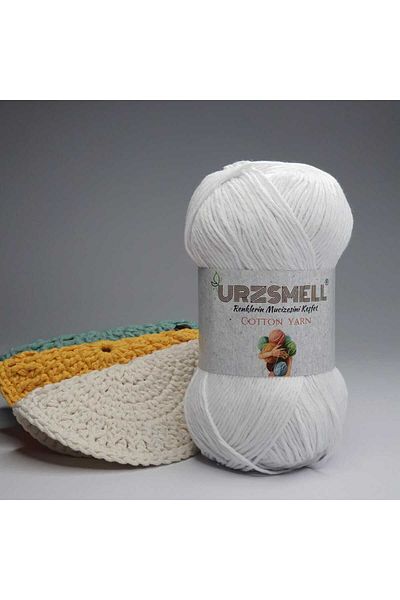 urzsmell Cotton Knitting Thread 100gr, 200m - Hand Knitting Thread