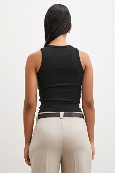 Never more Black Crew Neck Ball