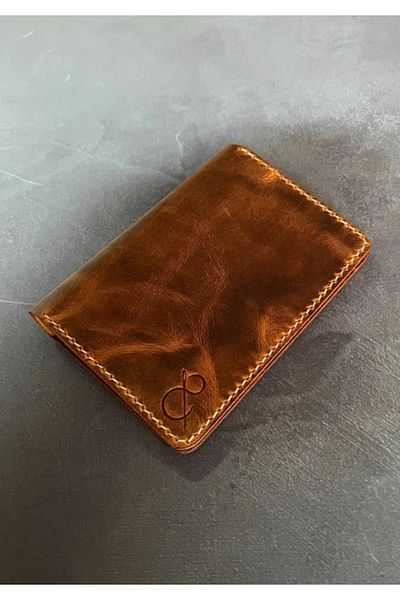 Safir Leather Καφέ Πορτοφόλι Διαβατηρίου