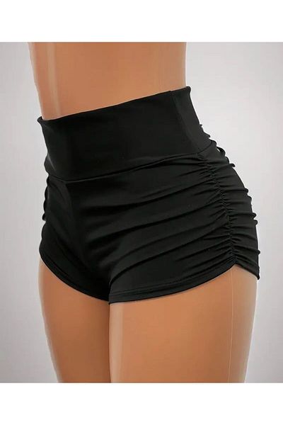Lion Collection Pantaloni scurti mini cu jambiere - cu detalii laterale
