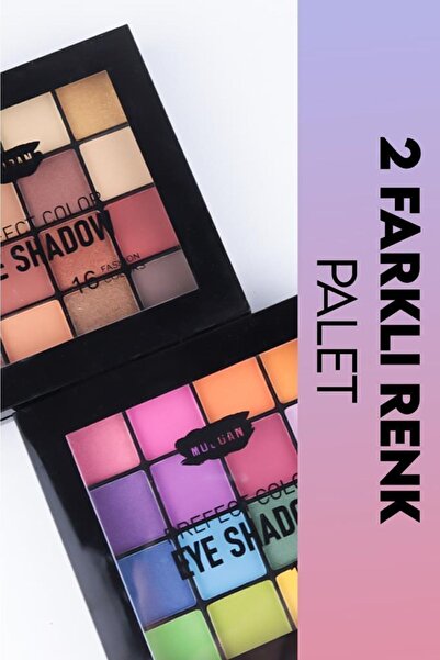 MUJGAN Ultimate 16'lı Far Paleti Yaz Renkleri No 02