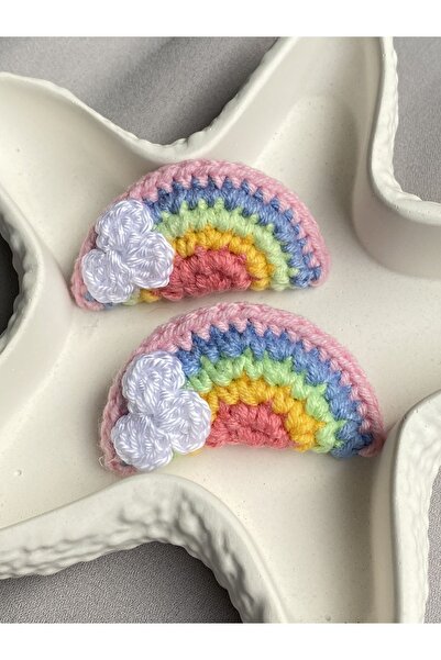 TwinsSis Store Cataramă cu plasă pentru fete, cu design curcubeu