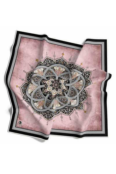 VİOLLA Powder Colored Women's Twill Scarf