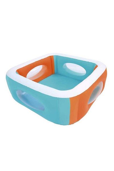 BESTWAY Inflatable Children's Pool with Colorful Transparent Window