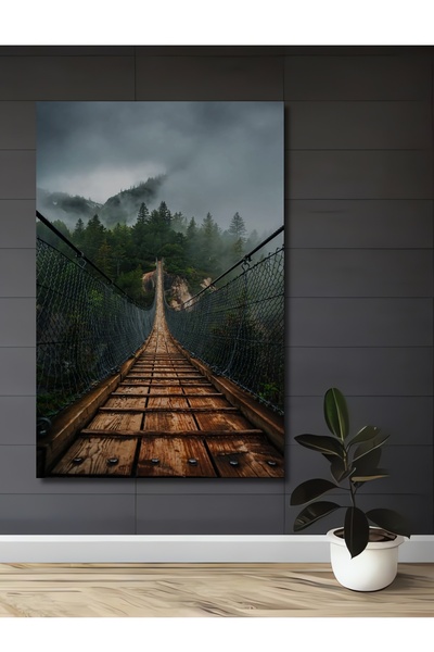 Teona Ahşap Dekoratif Ahşap Tablo Asma Ahşap Köprü
