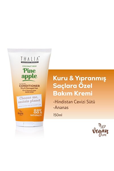 Thalia Ananas & Coconut Özlü Kuru & Yıpranmış Saçlara Özel Saç Kremi 150ml