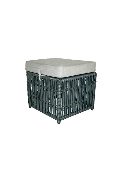 VAVRATTAN New York Xl Rattan Bahçe Balkon Oturma Takımı Taş Gri