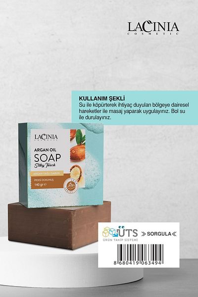Lacinia Argan Extract Skin Care Soap - 140gr