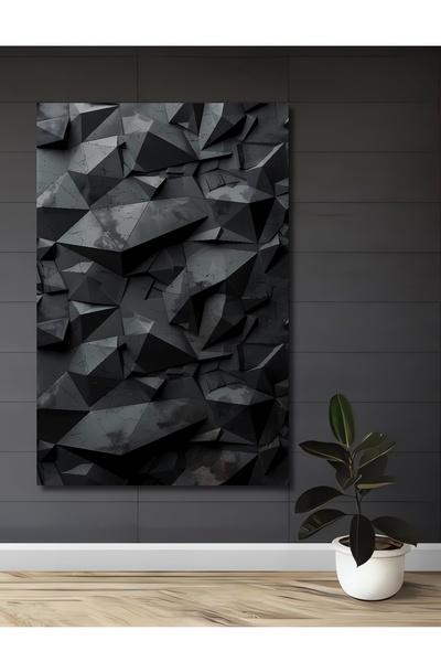 Teona Ahşap Dekoratif Ahşap Tablo 3D Görünümlü Kabartmalı Duvar Efekti