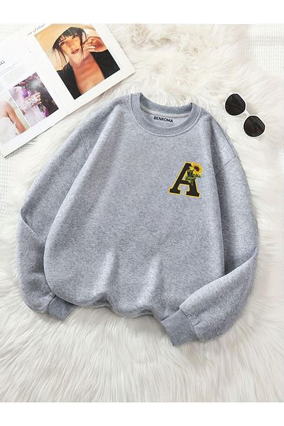 BENROMA Φούτερ Unisex Oversize - Crew Neck, Letter Printed