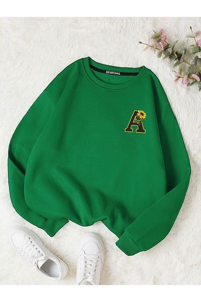 BENROMA Φούτερ Unisex Oversize - Crew Neck, Letter Printed