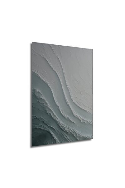 Teona Ahşap Dekoratif Ahşap Tablo Soyut Kabartma Görünümlü Alçı Sanatı Dijital Baskı Duvar Dekoru