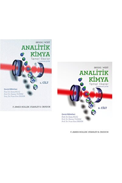 Palme Yayınevi ANALİTİK KİMYA TEMEL İLKELERİ CİLT 1-2 -(SKOOG-WEST)