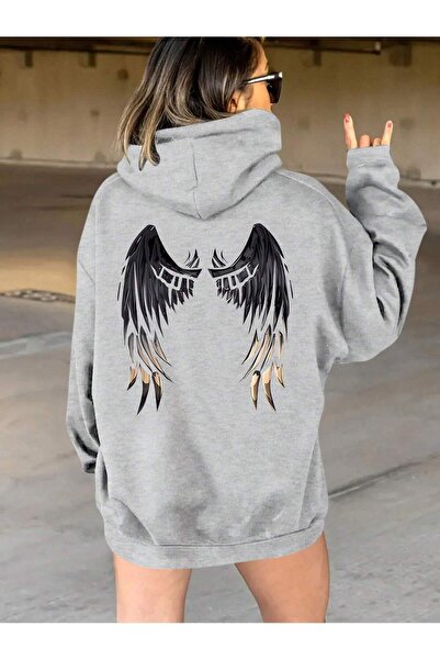 MODAVİBE Hanorac cu glugă pentru femei Fashion Vibe