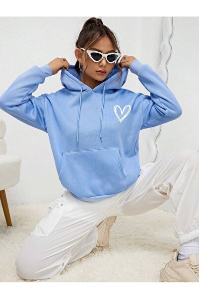 MODAVİBE Hanorac cu glugă pentru femei Fashion Vibe