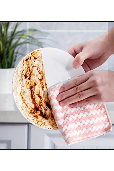 MODELHOME 3 Pieces of Microfiber Cleaning Cloth (30X30) - Drying Cloth for Kitchen, Sink, Glass