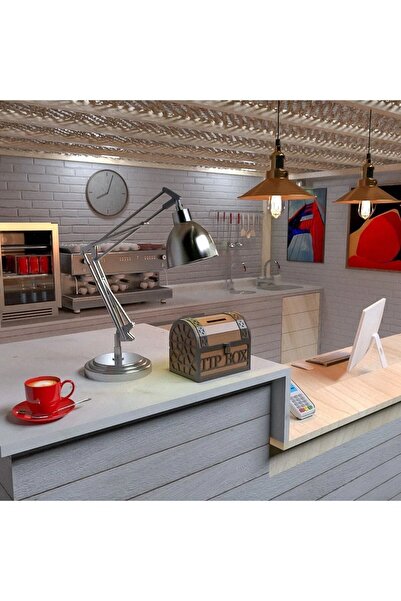 Demo Tasarım Tip Box Bahşiş kutusu ve Kumbara Sandık Tipi Tipbox Ceviz Ahşap