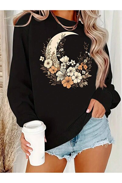 MODAVİBE Hanorac de damă Moda Vivibe - Imprimat, croială confortabilă