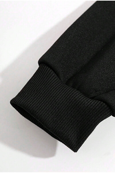 Benisengiydir BlackOversizeHooded Women'sSweatshirt-FaithoverFearPrinted